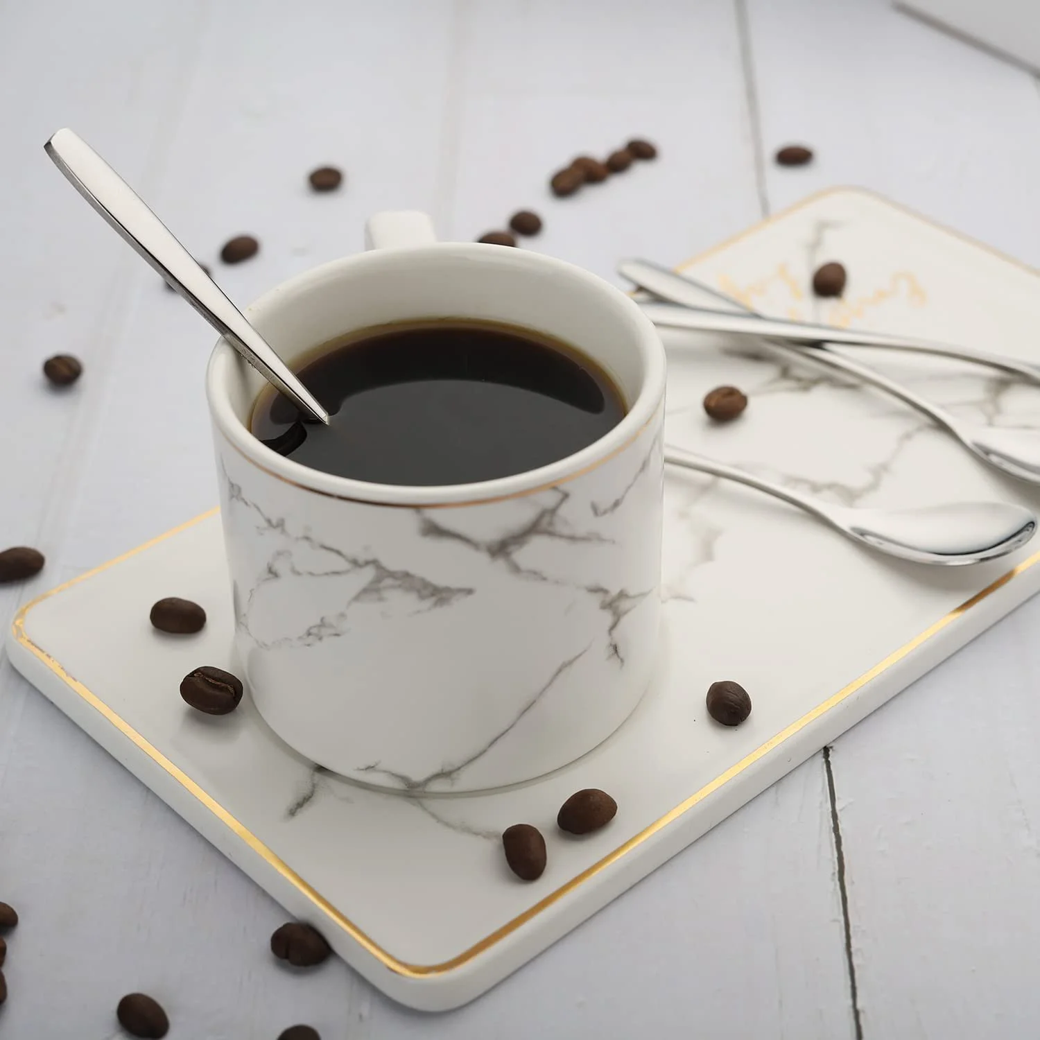 Ложки для яєць, набір 12 штук, нержавіюча сталь, для кави, чаю, десертів, фото №6