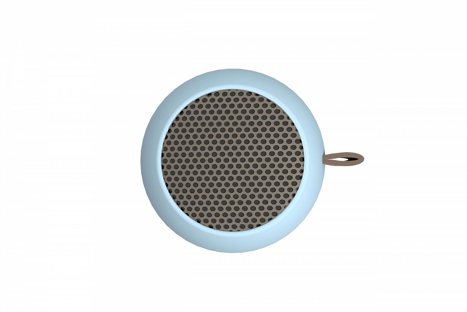 Портативна колонка KREAFUNK aGO Mini Bluetooth TWS Pairing Cloudy Blue, фото №2