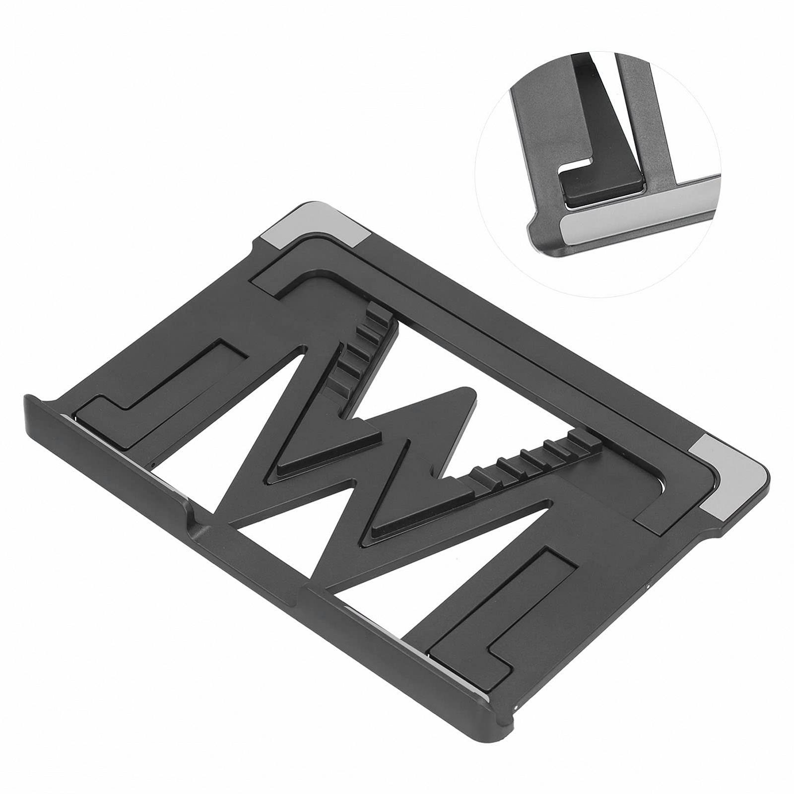 Підставка для ноутбука регульована 5 рівнів висоти складана портативна з нековзким килимком і порожнистим дизайном для ноутбуків 10-17,3 дюймів, планшетів, для дому та офісу, фото №8 Підставка для ноутбука регульована 5 рівнів висоти складана портативна з нековзким килимком і порожнистим дизайном для ноутбуків 10-17,3 дюймів, планшетів, для дому та офісу, фото №8