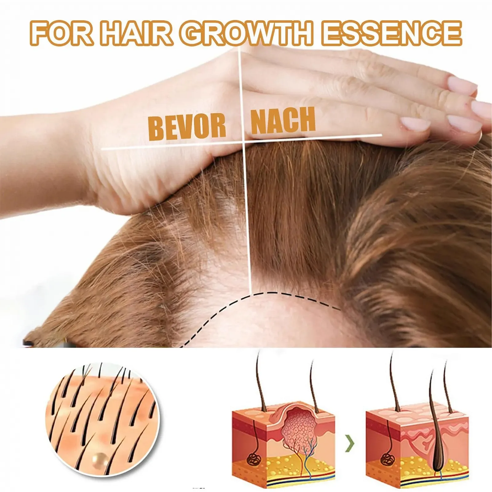 Сироватка для росту волосся EONFAVE Rice Water, 2 шт, для стоншеного волосся, фото №6