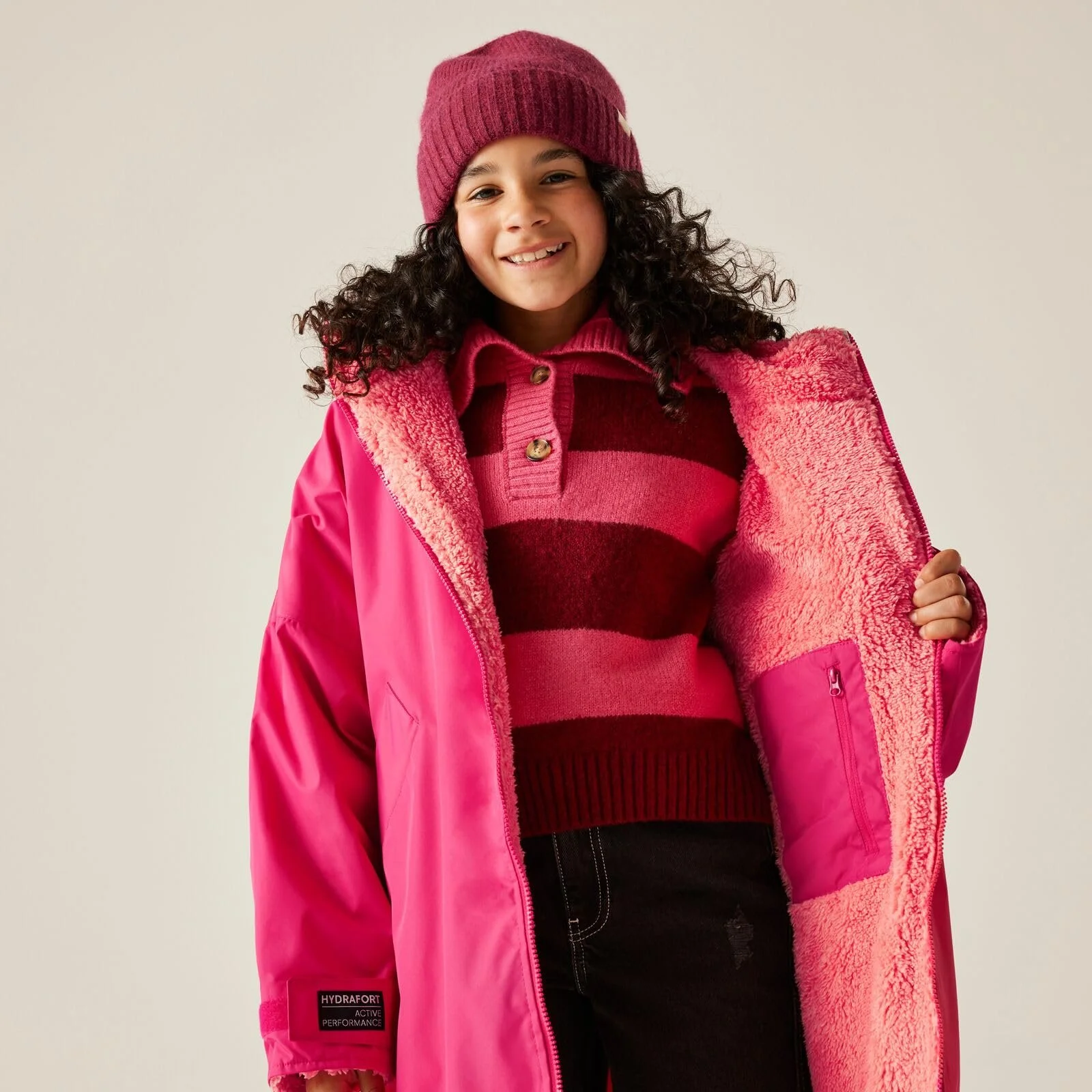 Унісекс Водонепроникна Зміна одягу Regatta для дітей, дитячий халат-пальто (1 шт. в упаковці), фото №6