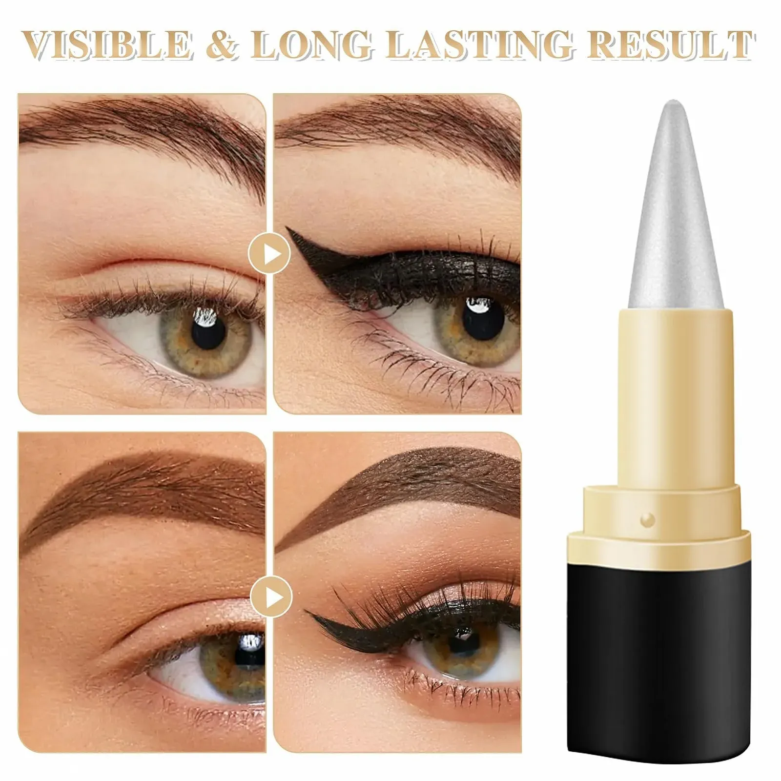 Підводка для очей Intense Waterproof Eyeliner Швидковисихаюча, фото №6 Підводка для очей Intense Waterproof Eyeliner Швидковисихаюча, фото №6