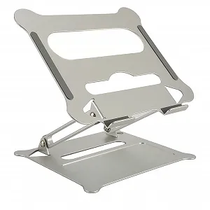 Регулируемая Подставка для Ноутбука Серебристая из алюминиевого сплава, легкая подставка для планшета, держатель для компьютера - Фото 1
