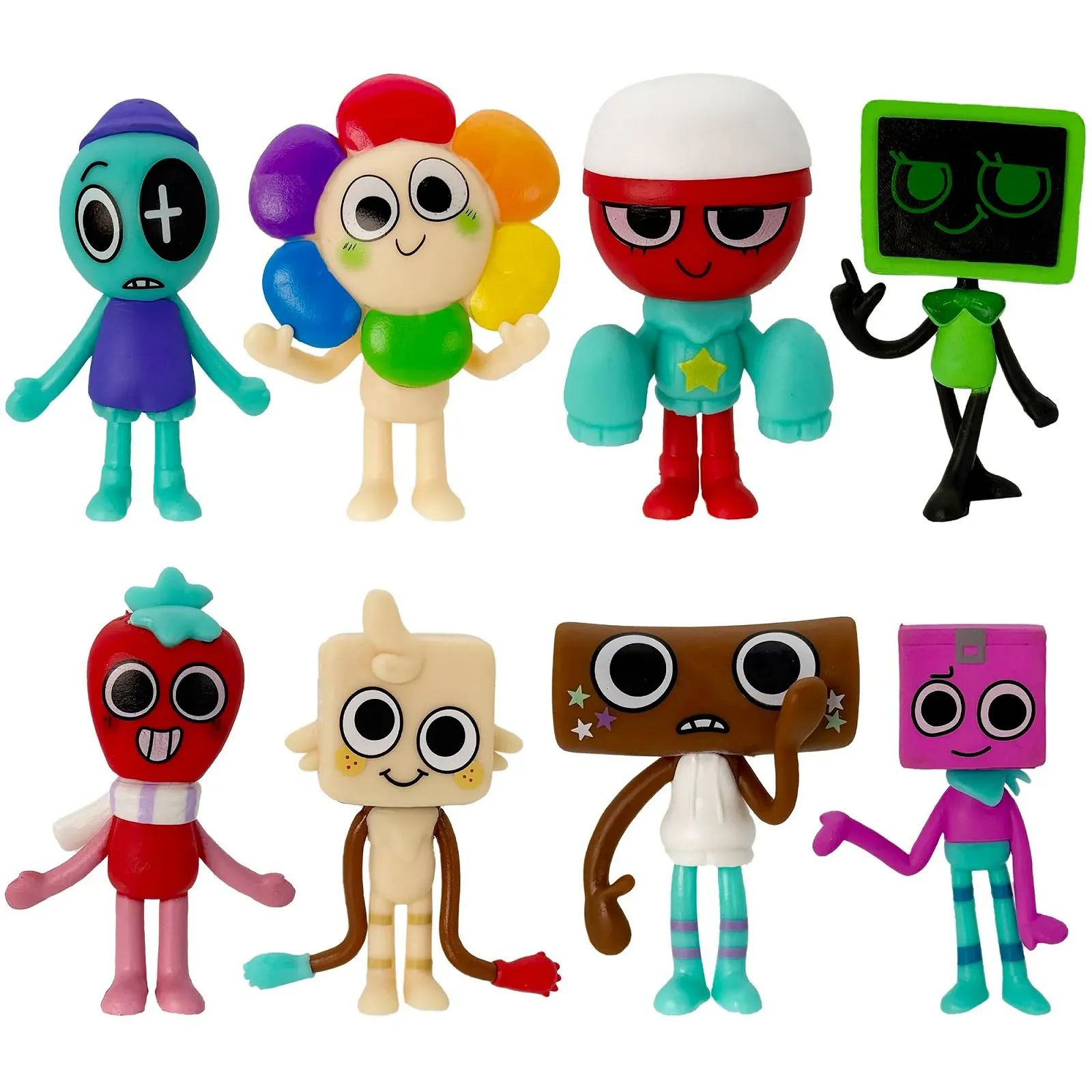 Набір ігрових фігурок Gensly Dandy Toy Figures Dandy/Goob/Vee/Sprout/Astro 8 шт Multi, фото №1