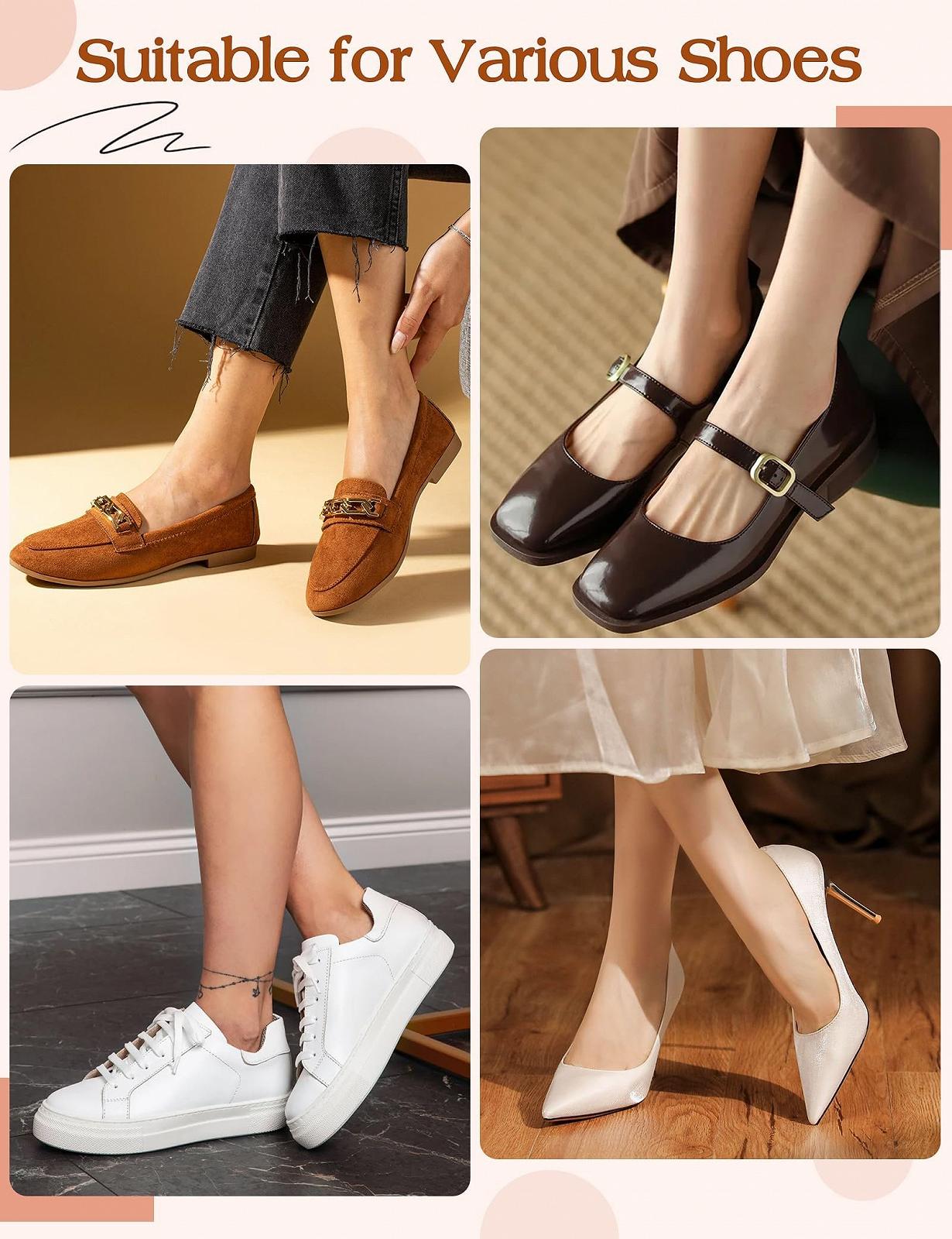 Носки Becellen, 6 пар, хлопковые, дышащие, невидимые носки для балеток, женские летние нескользящие носки, размер 34-38, фото №6