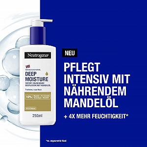 Лосьон для тела Neutrogena Deep Moisture с миндальным маслом, 250 мл synthetic.ua - Фото 1