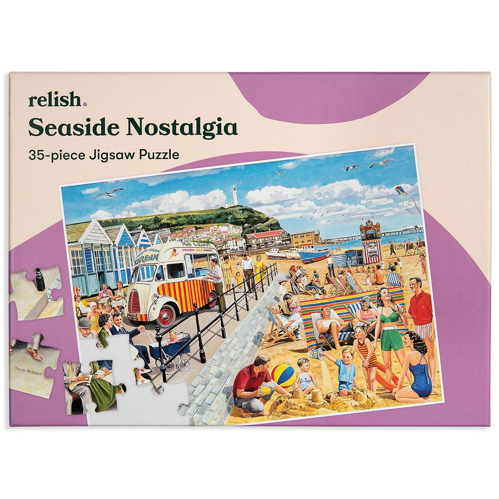 Пазл Relish Ностальгія на пляжі 35 деталей для людей з деменцією або хворобою Альцгеймера, фото №1