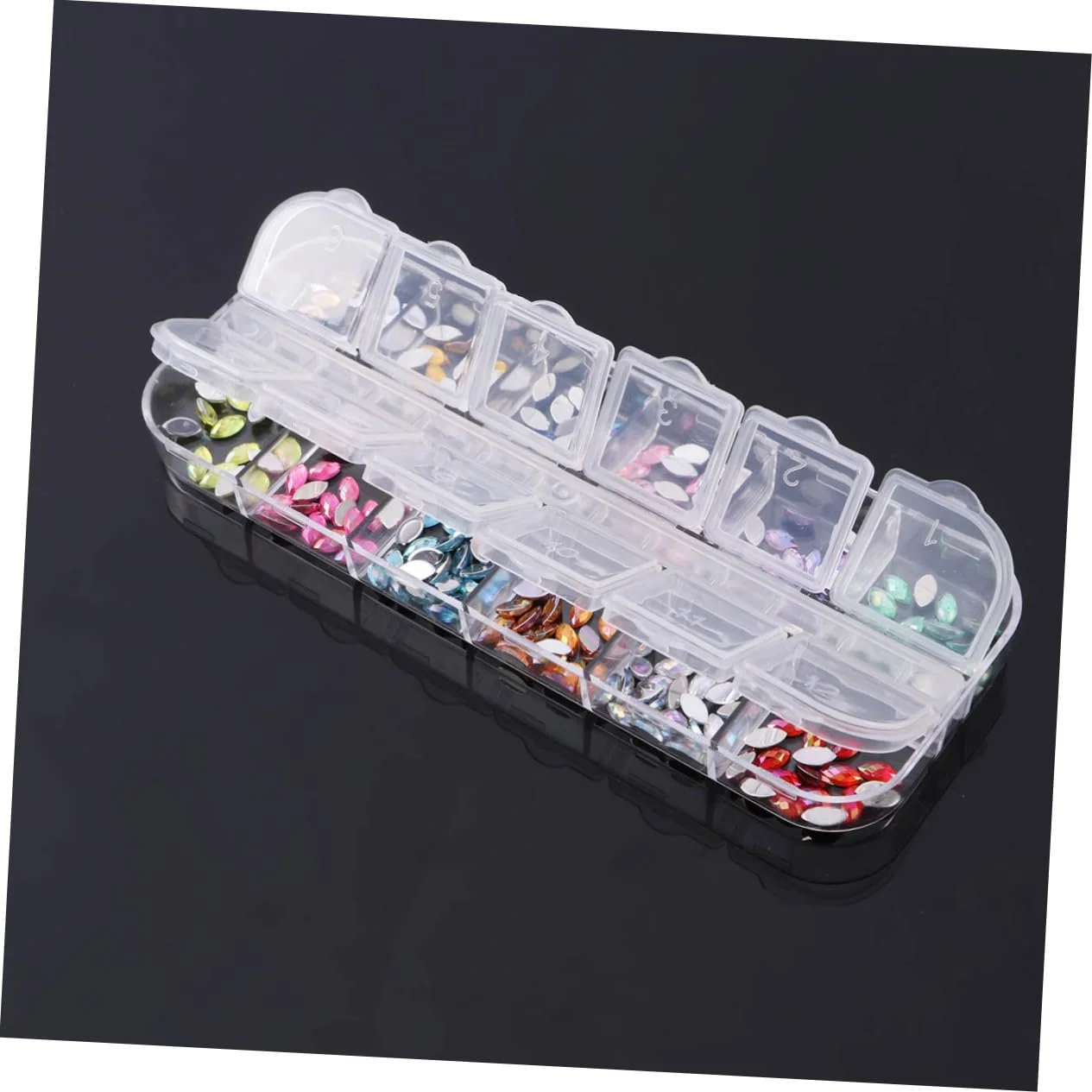 Стразы для ногтей Beavorty 12 цветов, фото №6