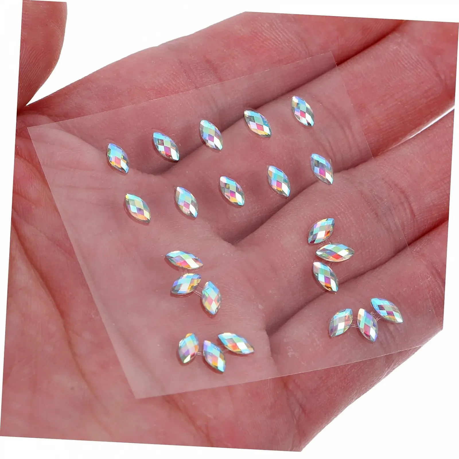 Набір Наклейки Коштовності Стрази для Марді Гра Фестивалю Листя, фото №7