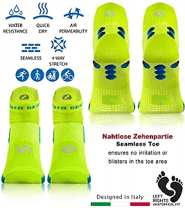 Носки Sesto Senso Спортивные Короткие Водоотталкивающие, 3 пары, Разноцветные synthetic.ua - Фото 1