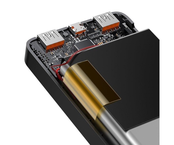 Зовнішній акумулятор Power Bank Baseus Bipow Digital Display 10000mAh 20W Black (PPDML-L01), фото №7
