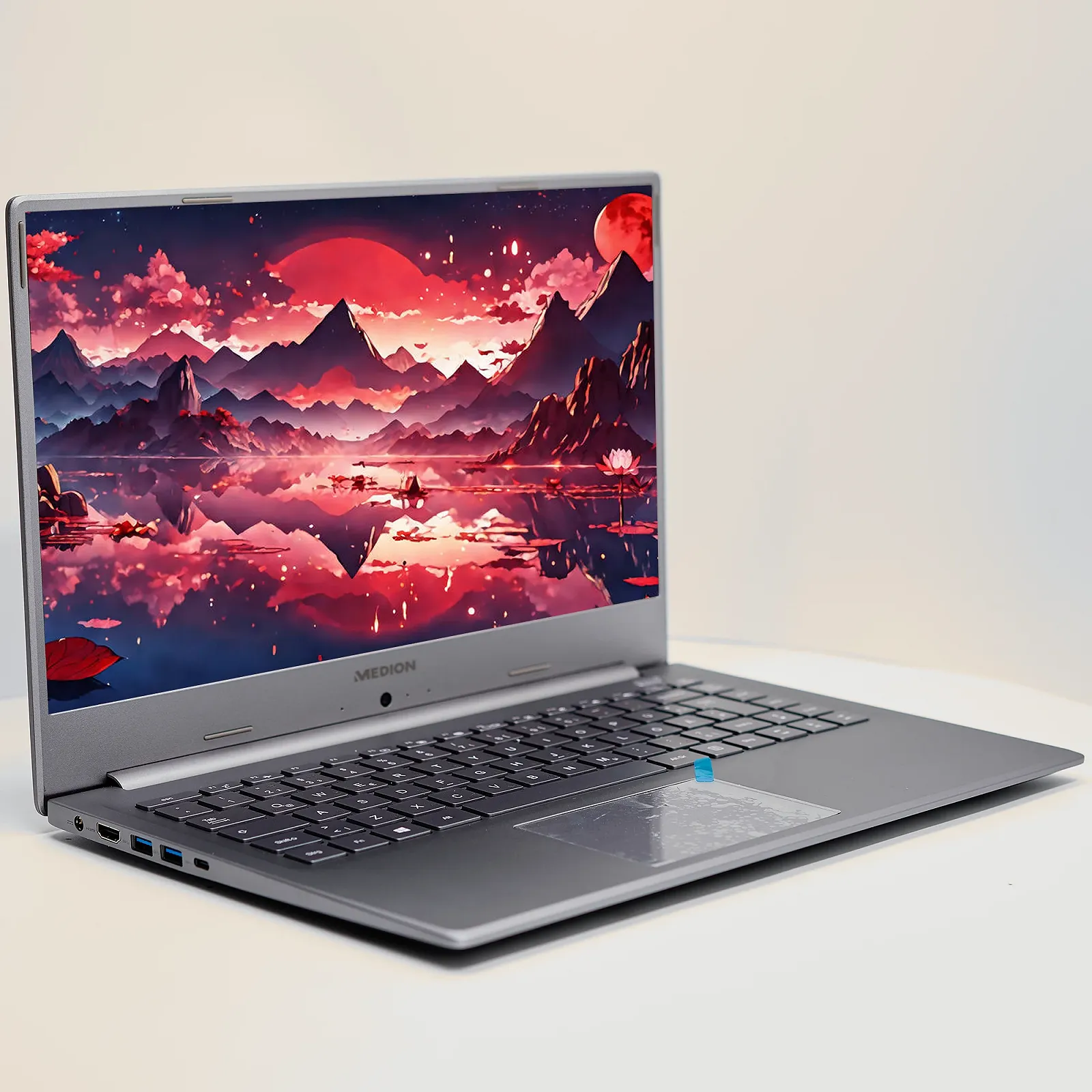 Ноутбук 15.6'' Medion (Lenovo Group) Akoya P15646 | Intel Core i5-8265U | IPS (1920x1080) FullHD | RAM 8 ГБ | SSD 256 ГБ | Nvidia GeForce MX250 | Intel UHD Graphics 620 | Металевий корпус | Win11 (4967), фото №2