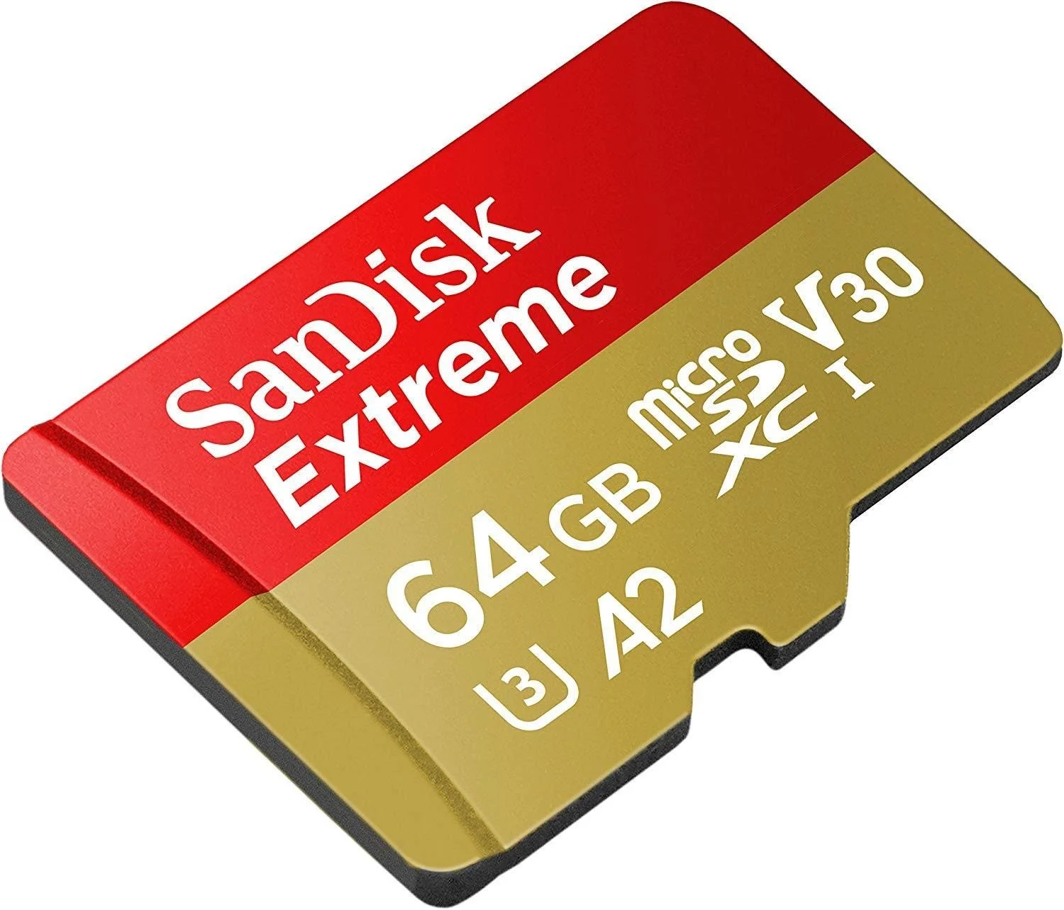 Карта памяти SanDisk Extreme microSDHC 3 Rescue Pro Deluxe 64 GB UHS-I U3 C10 V30 Красный/Золотой, фото №2 Карта памяти SanDisk Extreme microSDHC 3 Rescue Pro Deluxe 64 GB UHS-I U3 C10 V30 Красный/Золотой, фото №2
