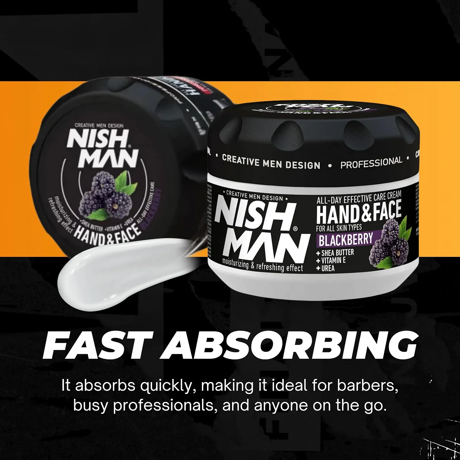 Крем Nishman для рук та обличчя Blackberry, 300 мл, фото №4