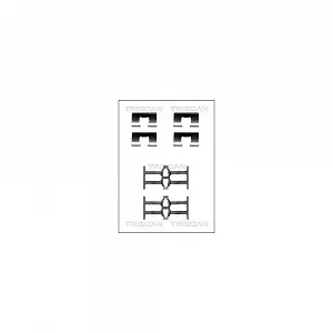 Комплект принадлежностей, дисковые тормозные колодки TRISCAN 8105 401614 для, задний мост - Фото 1