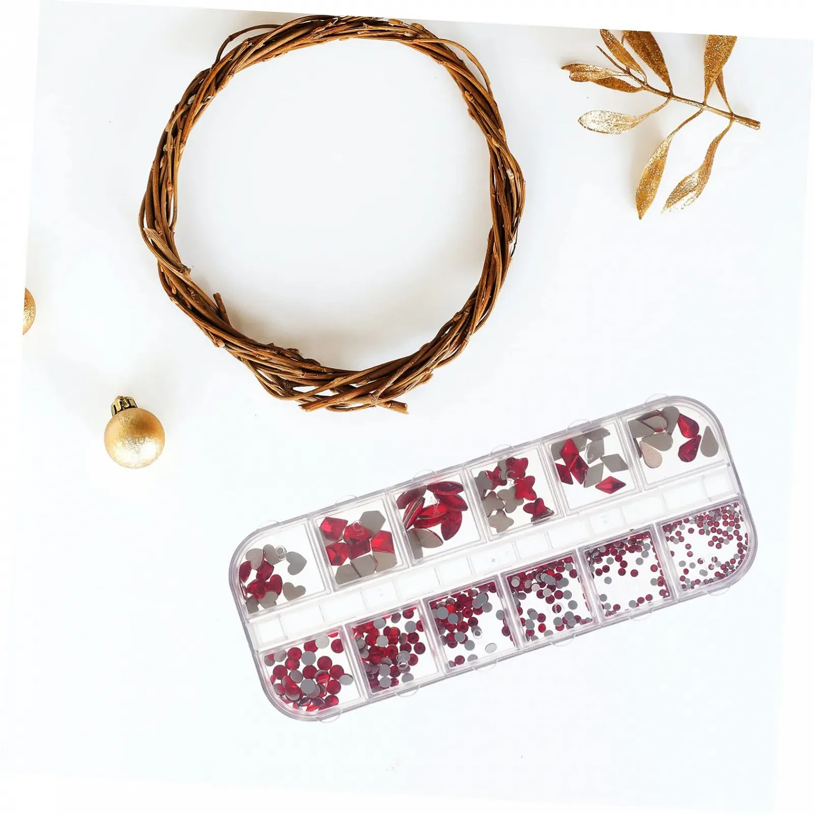 Healvian, стрази та самоцвіти для нігтів, блискучі прикраси, фото №6