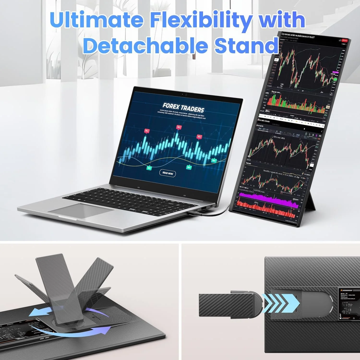 Монитор портативный 15.6" Teamgee P5 Full HD IPS 60 Гц, фото №6