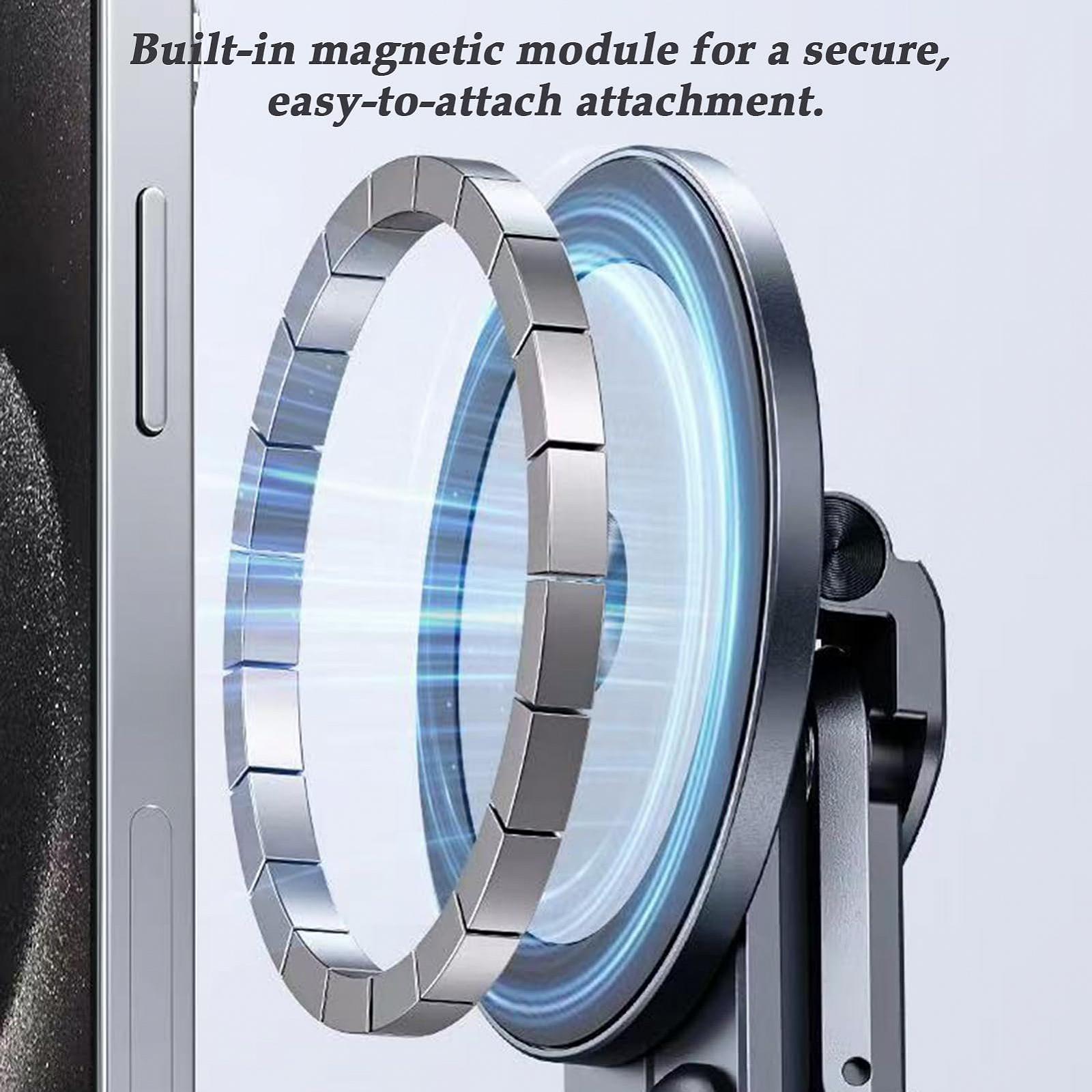 Подставка для ноутбука магнитная алюминиевая для офиса дома, фото №9