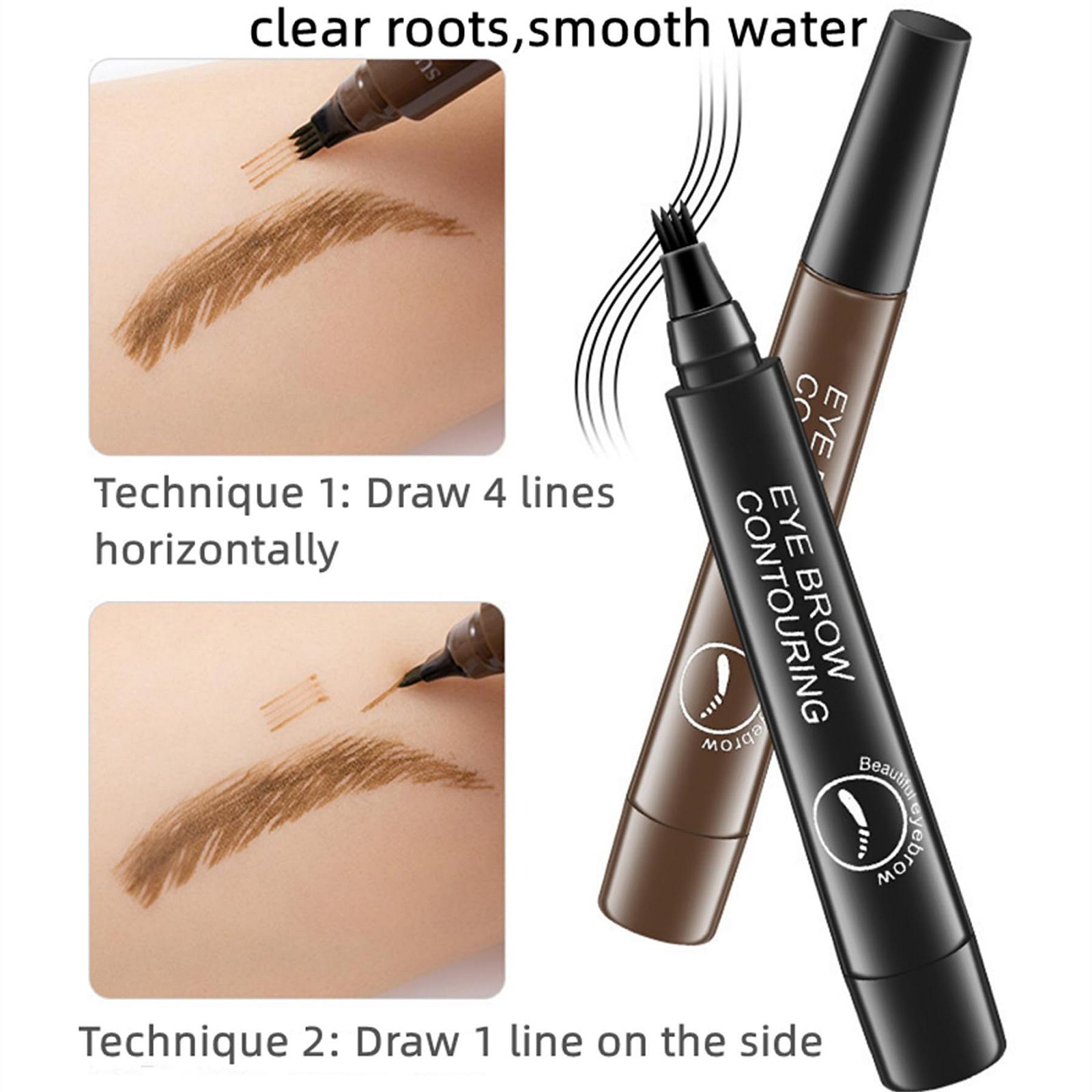 Олівець для брів Microblading 5 штук 4-ти ножовий наконечник Водостійкий, фото №5 Олівець для брів Microblading 5 штук 4-ти ножовий наконечник Водостійкий, фото №5