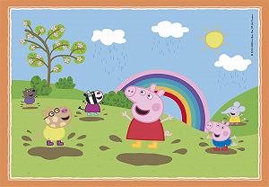 Пазл Clementoni Supercolor Puzzle 21516 Peppa Pig 4 в 1 12, 16, 20, 24 елементи від 3 років synthetic.ua - Фото 1