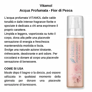 Лосьон для тела Vitamol Аромат Цветущего Персика Увлажняющий, освежающий и дезодорирующий 100 мл synthetic.ua - Фото 1