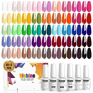 Гель-лак Vishine 45 кольорів 8 мл - Фото 1