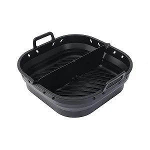 Форма для выпечки Air Fryer Baking Trays прямоугольная термостойкая антипригарная с защитой от брызг - Фото 1
