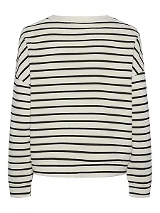 Женская Толстовка Pieces Pcchilli Ls Sweat Stripes Noos synthetic.ua - Фото 1