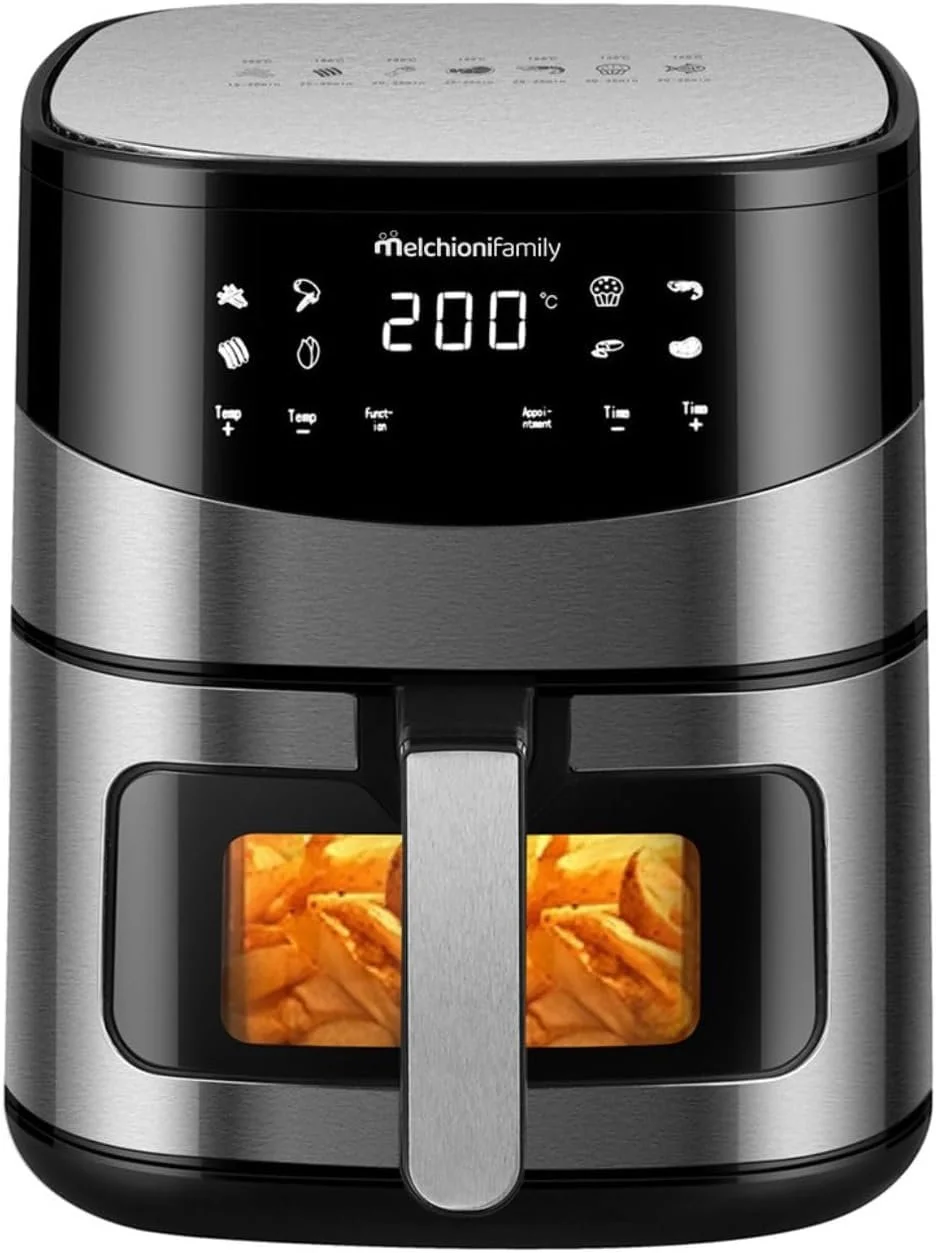 Мультипіч Melchioni Family Arianna 6.5 л 2100 Вт LED дисплей 8 програм Чорна, фото №1 Мультипіч Melchioni Family Arianna 6.5 л 2100 Вт LED дисплей 8 програм Чорна, фото №1