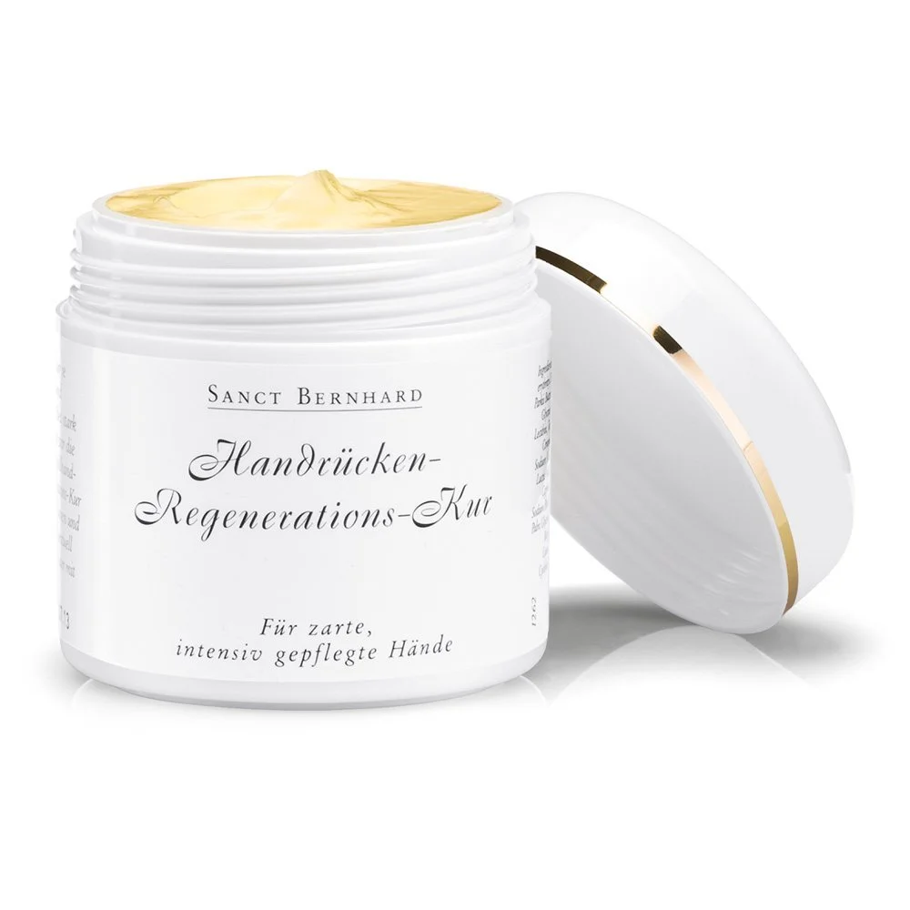 Засіб для рук Sanct Bernhard Відновлення з кунжутною олією, олією авокадо та маслом ши для сухої шкіри та відчуття стягнутості 100 мл, фото №1