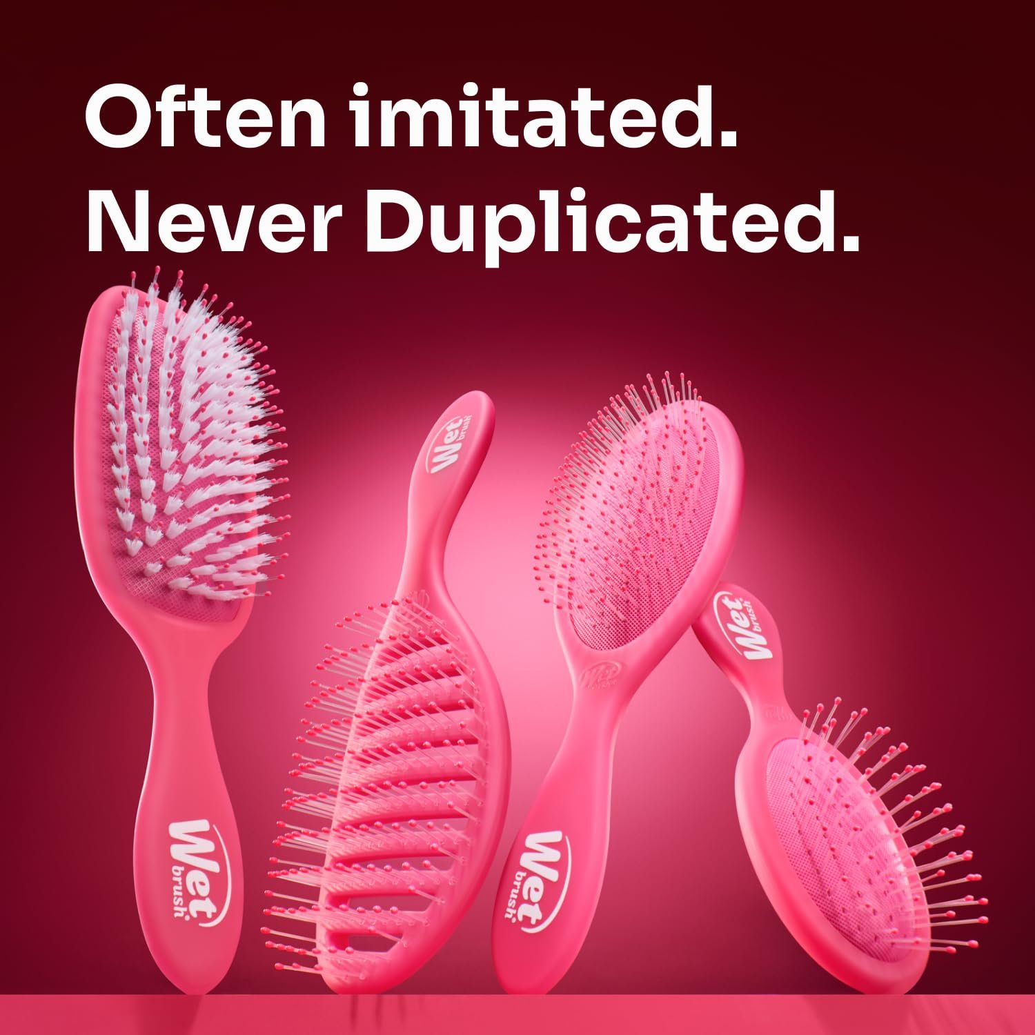 Щітка WetBrush Speed Dry Detangler з термостійкою щетиною Heatflex та відкритою вентильованою конструкцією для швидкого сушіння волосся, колір аква, фото №9