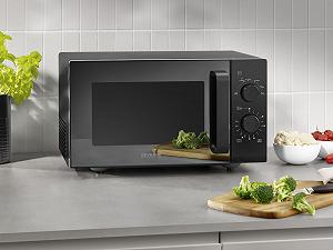 Микроволновая печь Severin S-Wave MW 7782 25 л 900 Вт без поворотного стола Черная/Нержавеющая сталь synthetic.ua - Фото 1
