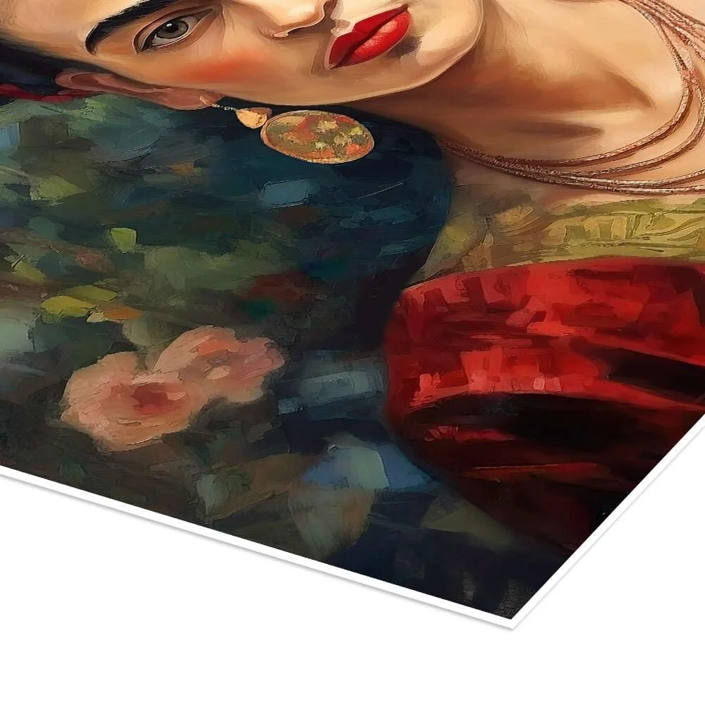 Постер Mark Ashke Frida Kahlo Vintage 50 x 50 см Красный, фото №3 Постер Mark Ashke Frida Kahlo Vintage 50 x 50 см Красный, фото №3