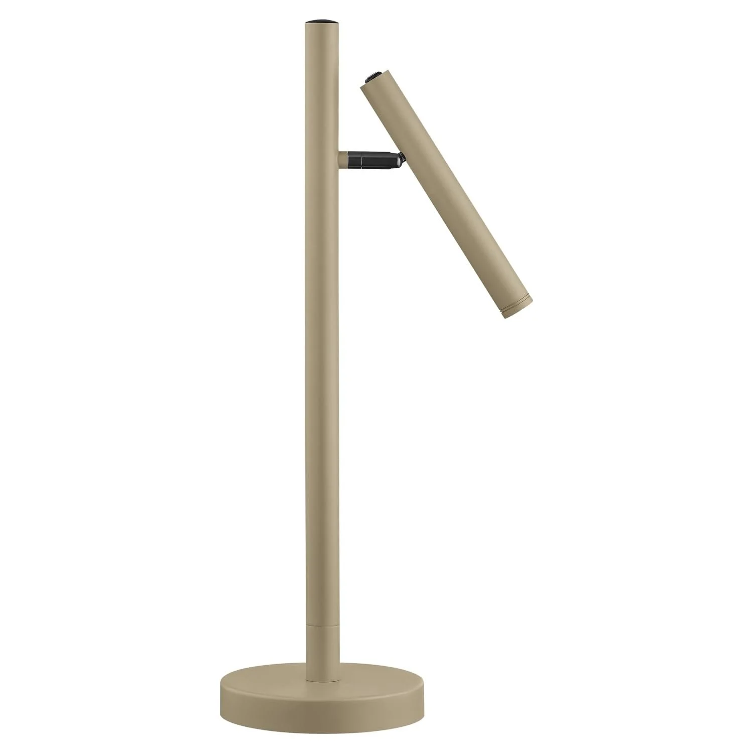 Світлодіодна настільна лампа 50 см Метал Пісочний, фото №1