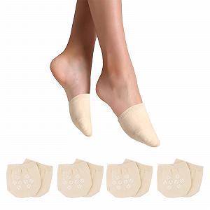 Носки с пальцами, женские носки-невидимки, короткие носки, женские носки с пальцами, невидимые нескользящие носки для высоких каблуков, для балета - Фото 1