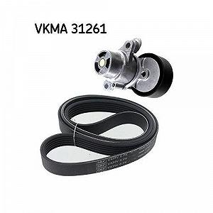 Комплект поликлинового ремня SKF VKMA 31261 AUDI SEAT SKODA VW synthetic.ua - Фото 1