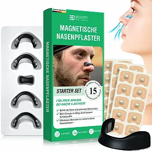 Магнітні назальні пластирі від хропіння (стартовий набір на 15 днів) - Фото 1