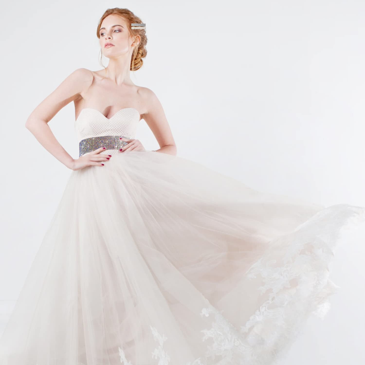 Кришталева стразова стрічка 3 ярди, самоклейна стрічка зі стразами, 2 мм стрази, 12 рядів, фото №5 Кришталева стразова стрічка 3 ярди, самоклейна стрічка зі стразами, 2 мм стрази, 12 рядів, фото №5