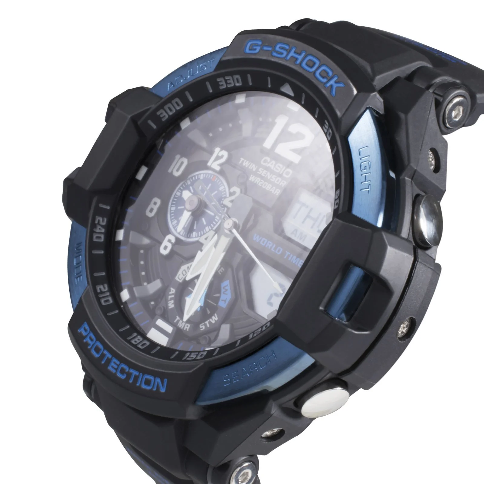 Годинник Casio G-Shock Twin Sensor GA-1100-2BER Чоловічий Хронограф з компасом, фото №3 Годинник Casio G-Shock Twin Sensor GA-1100-2BER Чоловічий Хронограф з компасом, фото №3