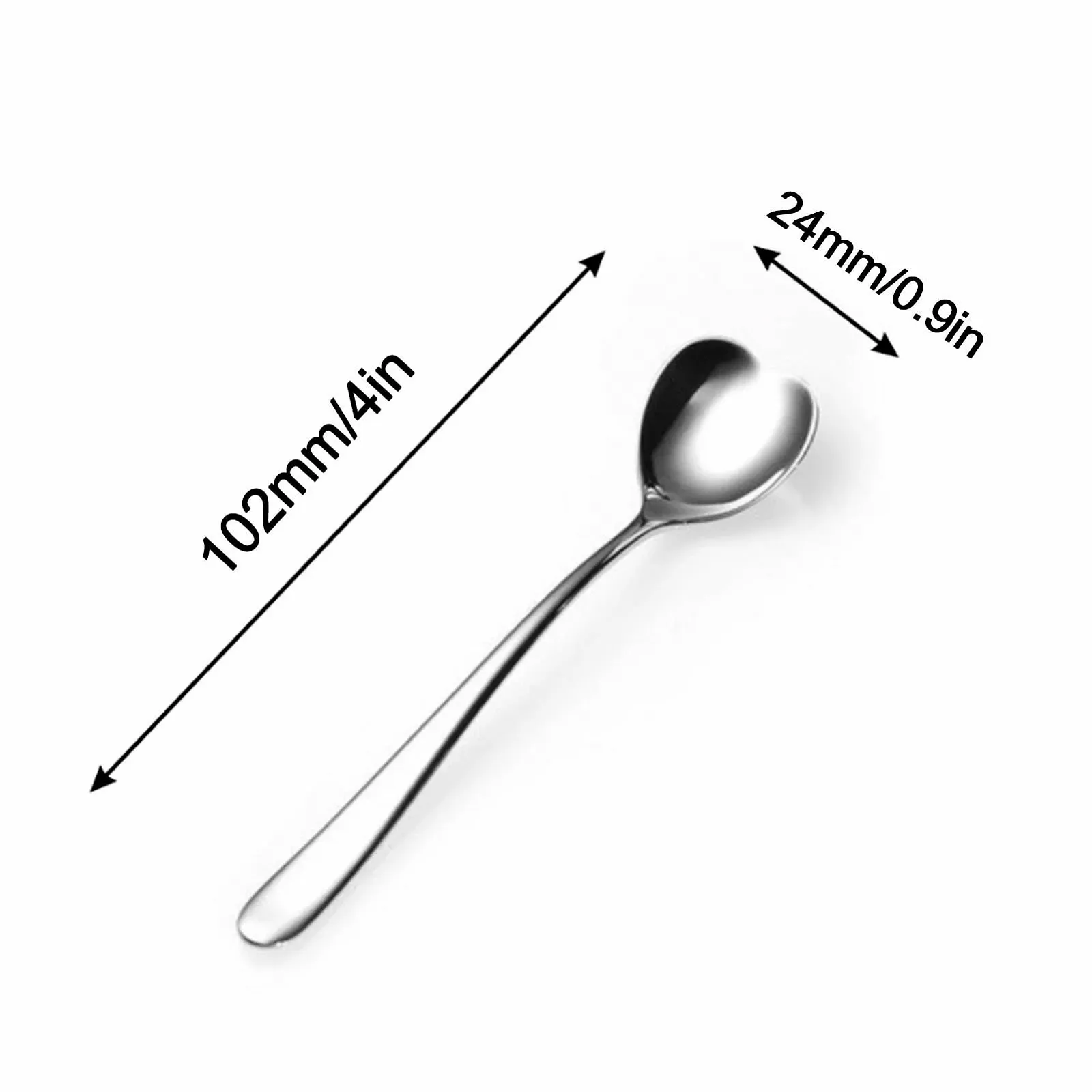 Ложка чайна (набір 4 шт.) нержавіюча сталь у формі серця, фото №5