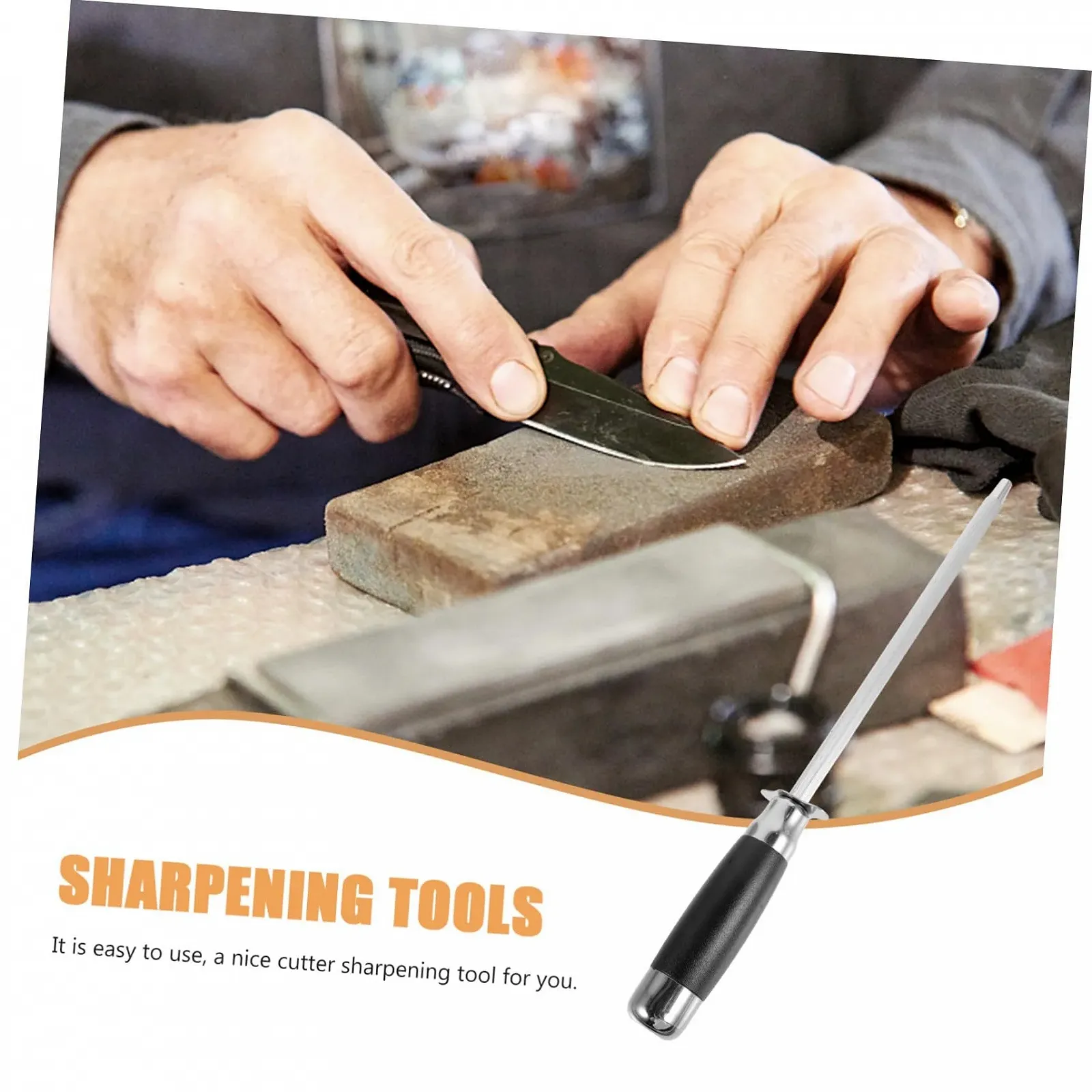 Мусат TOYANDONA из нержавеющей стали с эргономичной ручкой и большой поверхностью, фото №3