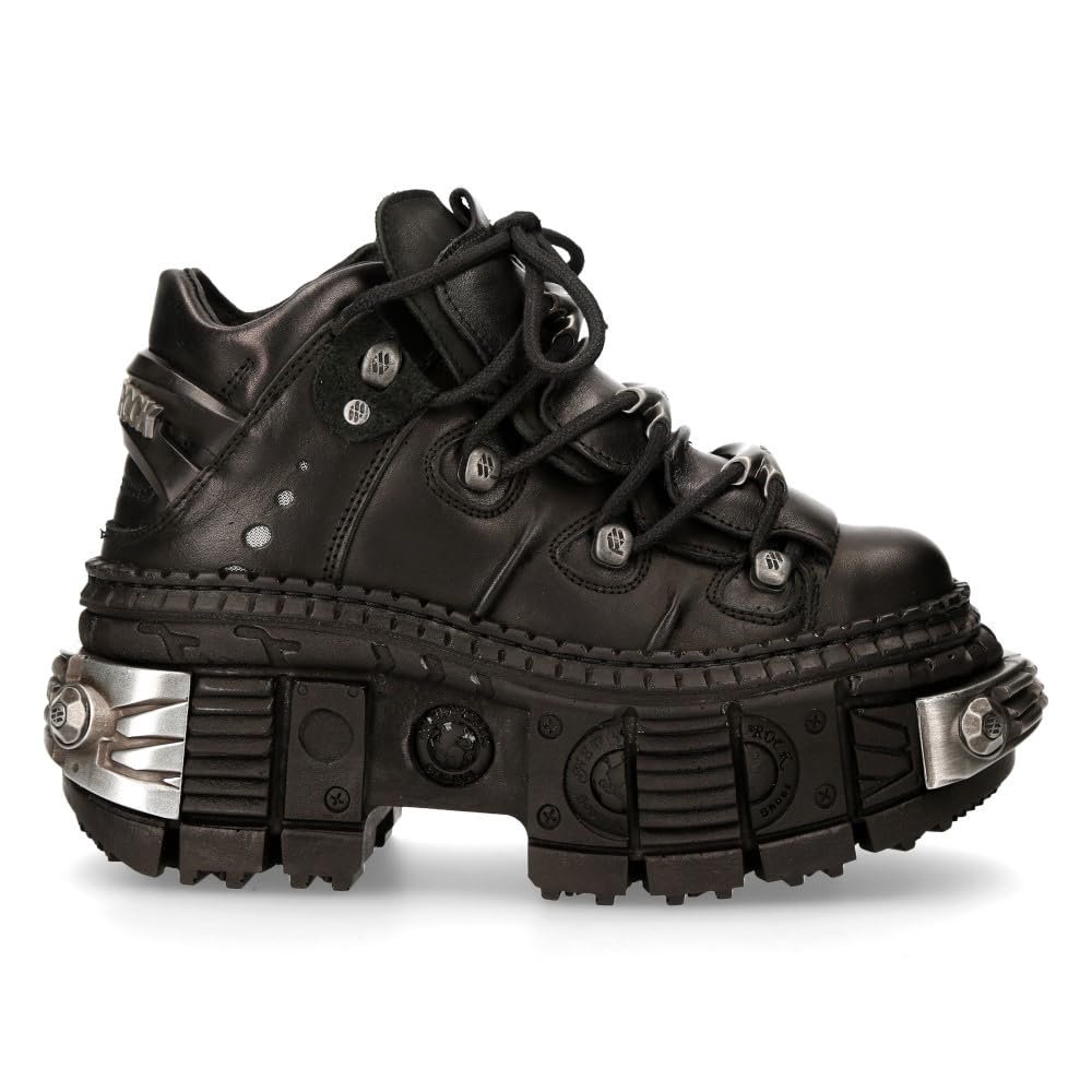 Ботинки New Rock TANK M.WALL106-S10 Кожаные Черные Унисекс, фото №6 Ботинки New Rock TANK M.WALL106-S10 Кожаные Черные Унисекс, фото №6