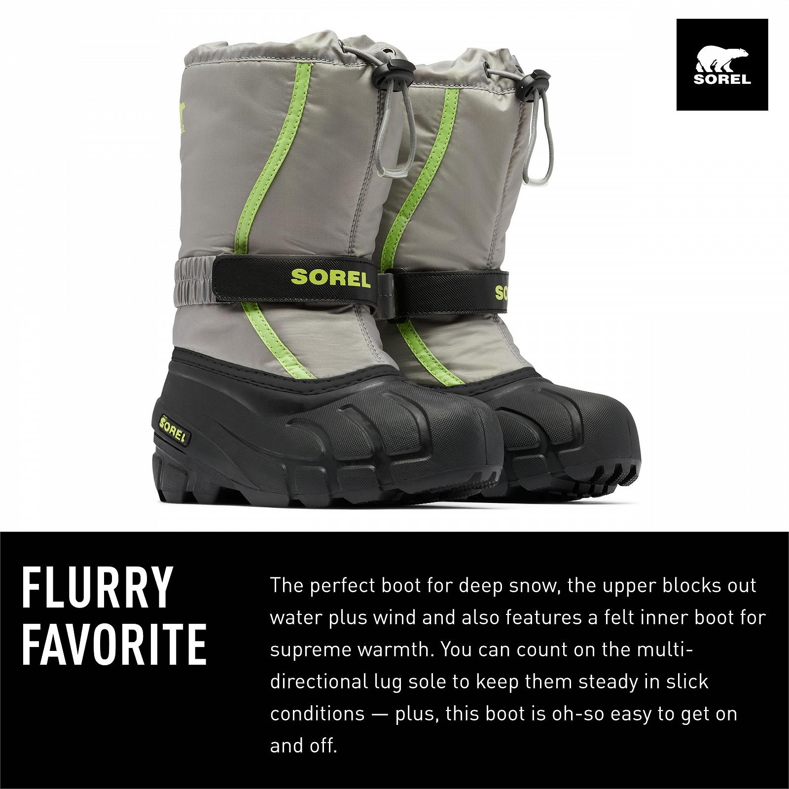 Ботинки Sorel Flurry детские, фото №2