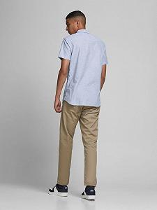 Рубашка Jack&Jones JJESUMMER SlimFIT 12163857 Голубой M synthetic.ua - Фото 1