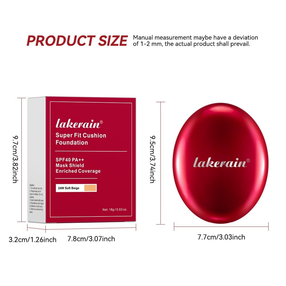 Кушон Lakerain Mask Fit Red 9 Type Полуматовый Натуральный эффект (24N, 1), фото №7 Кушон Lakerain Mask Fit Red 9 Type Полуматовый Натуральный эффект (24N, 1), фото №7