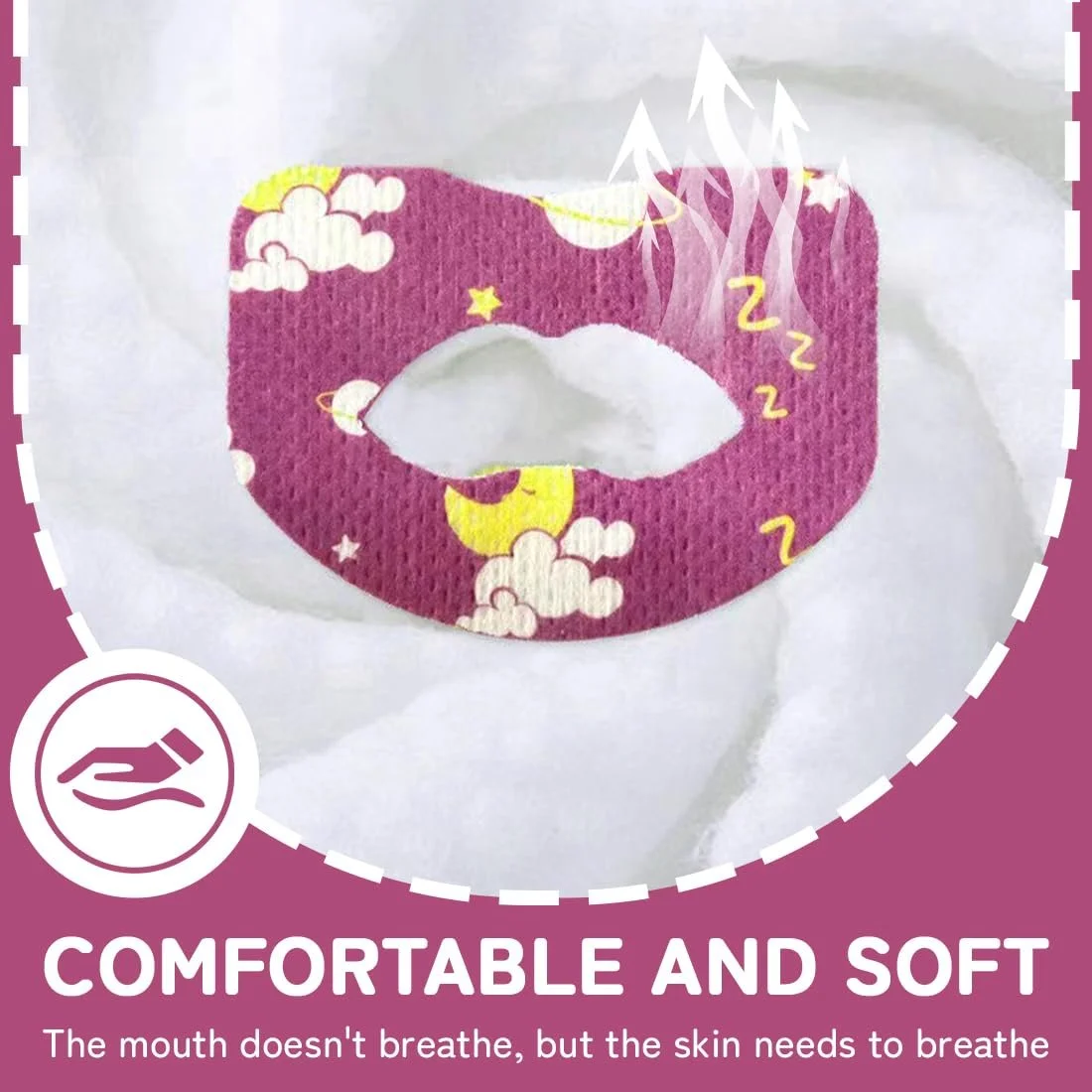 Пластыри для сна на рот, Полоски для рта, 30 штук, фото №4