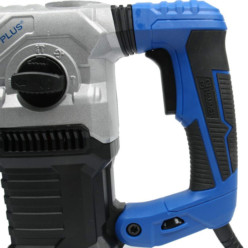 Електричний перфоратор Concrete Drill Breaker Kit Air Hammer Tool SDS Plus 1500 Вт Cord, фото №6