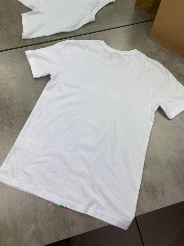 Футболка белая Gucci f067, фото №3