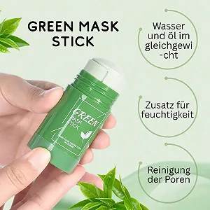 Маска-стік Зелений Чай з пов'язкою Cloud Hair Band Очищуюча Глибоке очищення пор та зволоження (3 шт) synthetic.ua - Фото 1