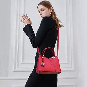 Сумка з верхньою ручкою NICOLE & DORIS Маленька Сучасна Червоний synthetic.ua - Фото 1